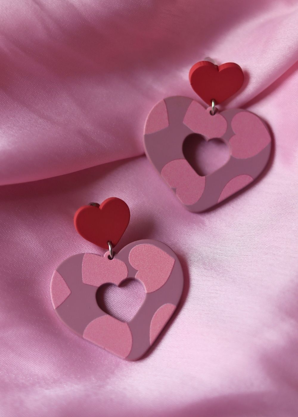 Heart beat earrings with premium quality material
