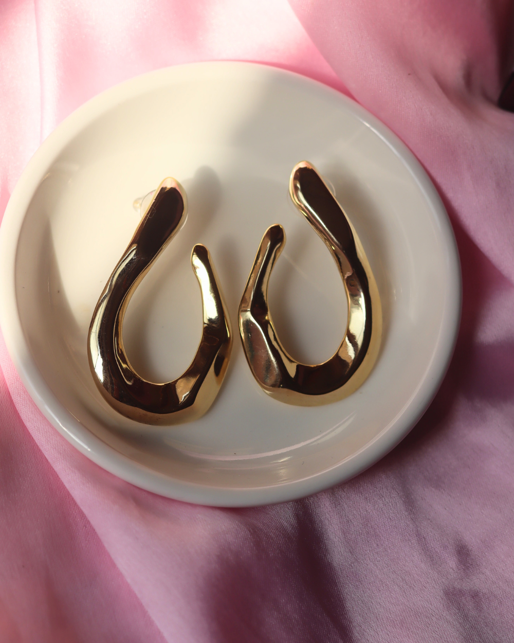 Golden Arcs Earrings
