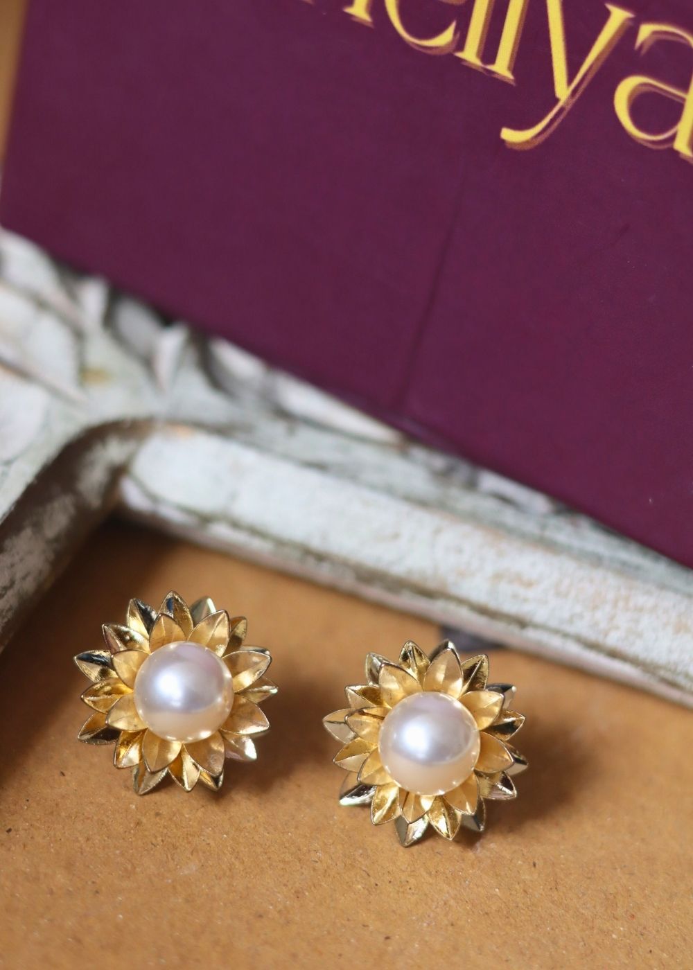 waterproof Floral Shine Earring