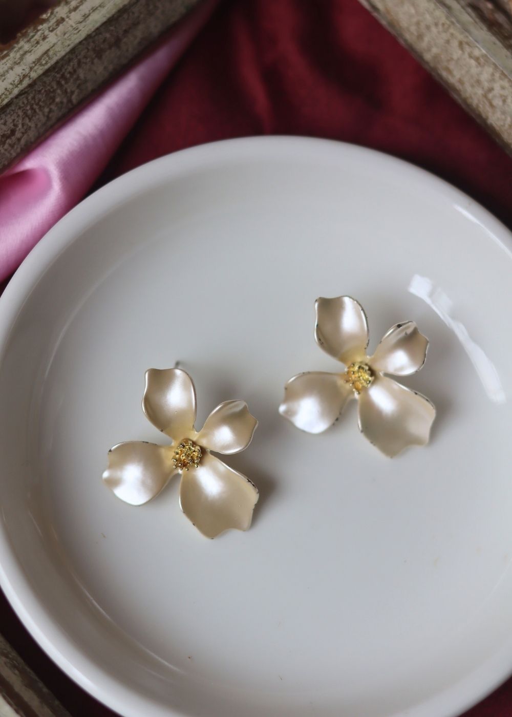 Flora Pearl Drop handmade in india