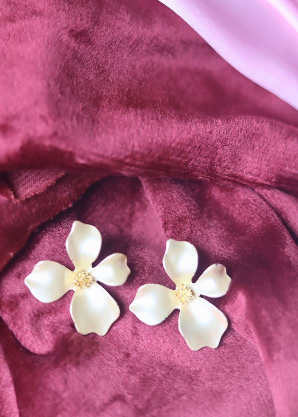 Anti tarnish Flora Pearl Drop