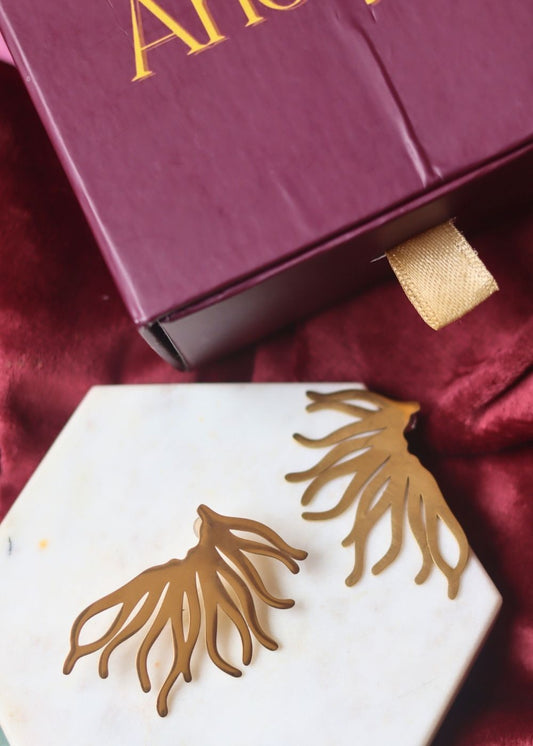 Gold Statement EarCuffs handmade in india