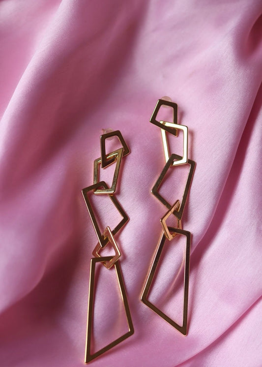 Zina Statement Earrings made with premium quality material