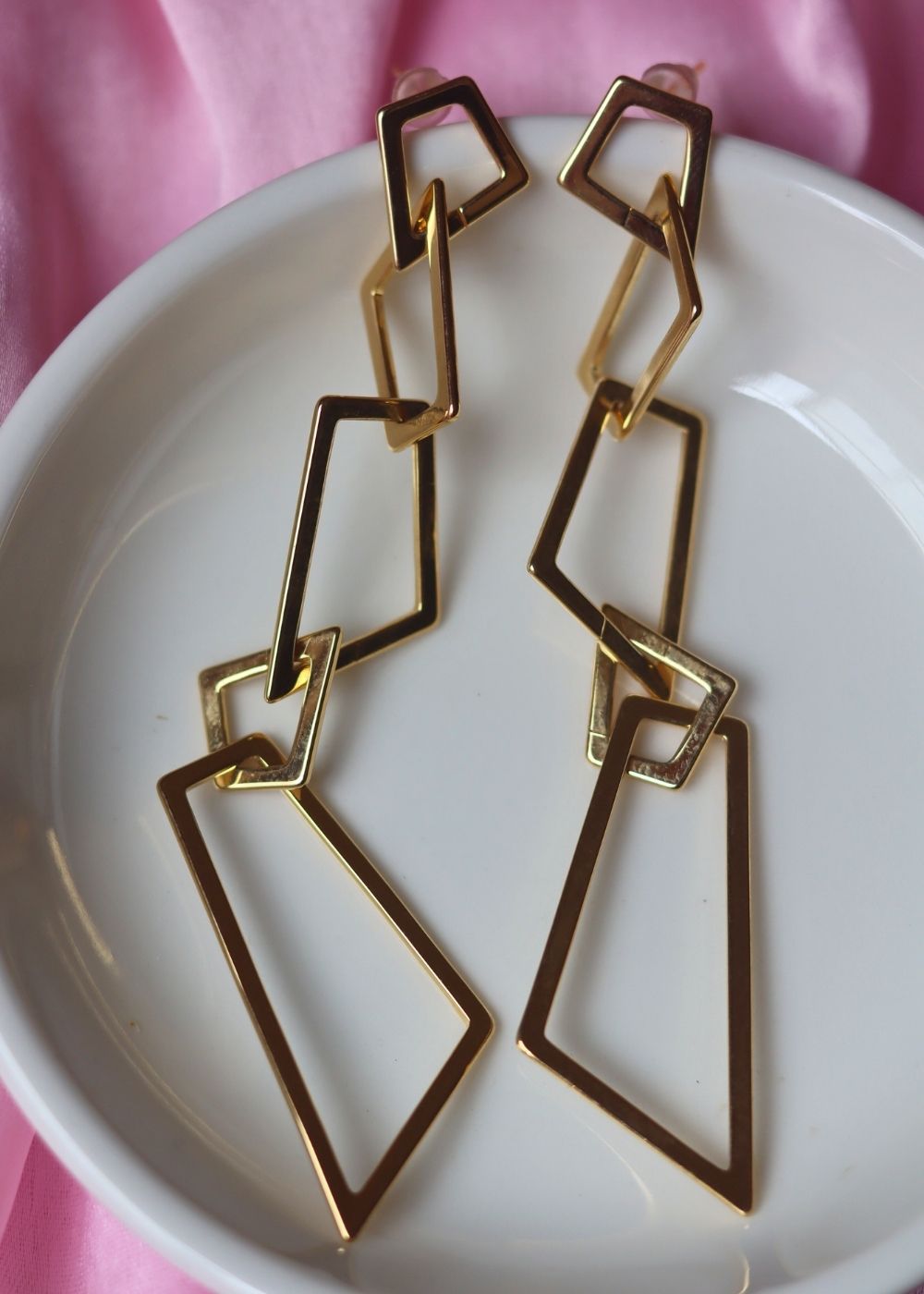 Zina Statement Earrings handmade in india
