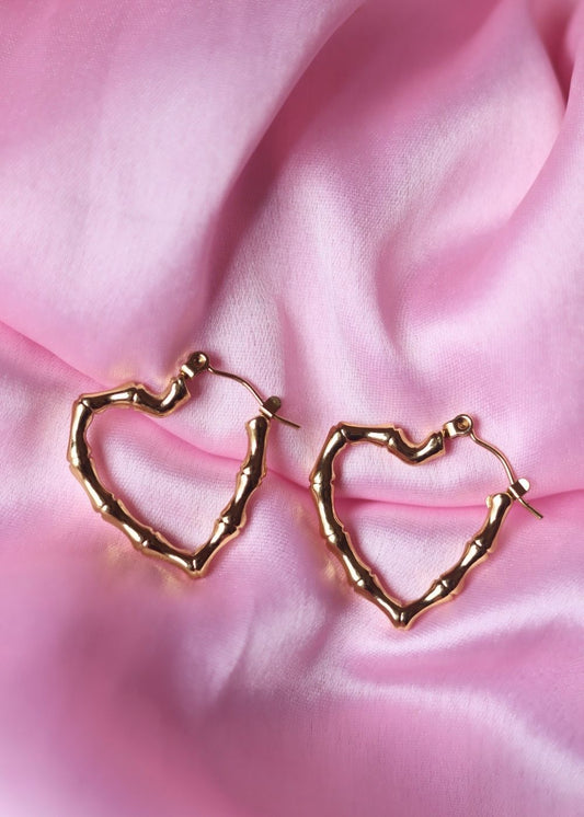 Serene Heart Earrings made with premium quality material