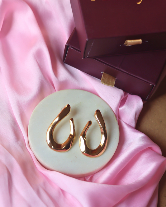 Golden Arcs Earrings