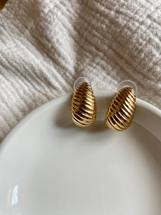 Gold Statement Studs