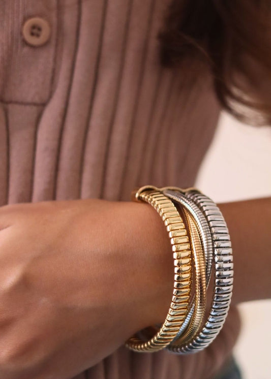 Hypoallergic Gold & Silver Bracelet