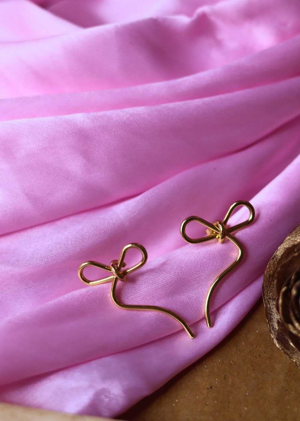 Hypoallergic Ribbon Earrings