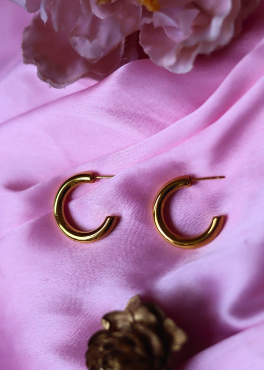 Gold Plated everyday earrings - small
