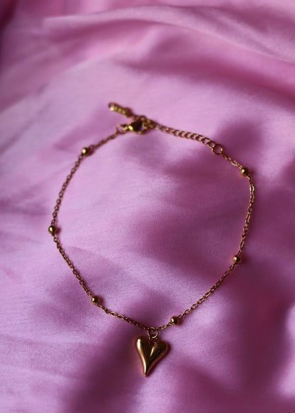 waterproof Heart Anklet Heart Anklet 