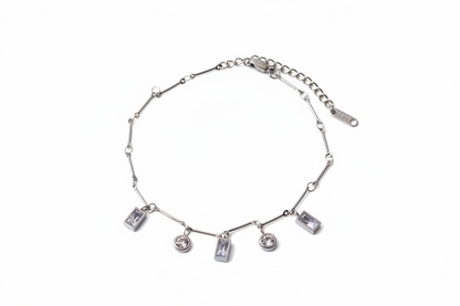 Silver Charm Anklet