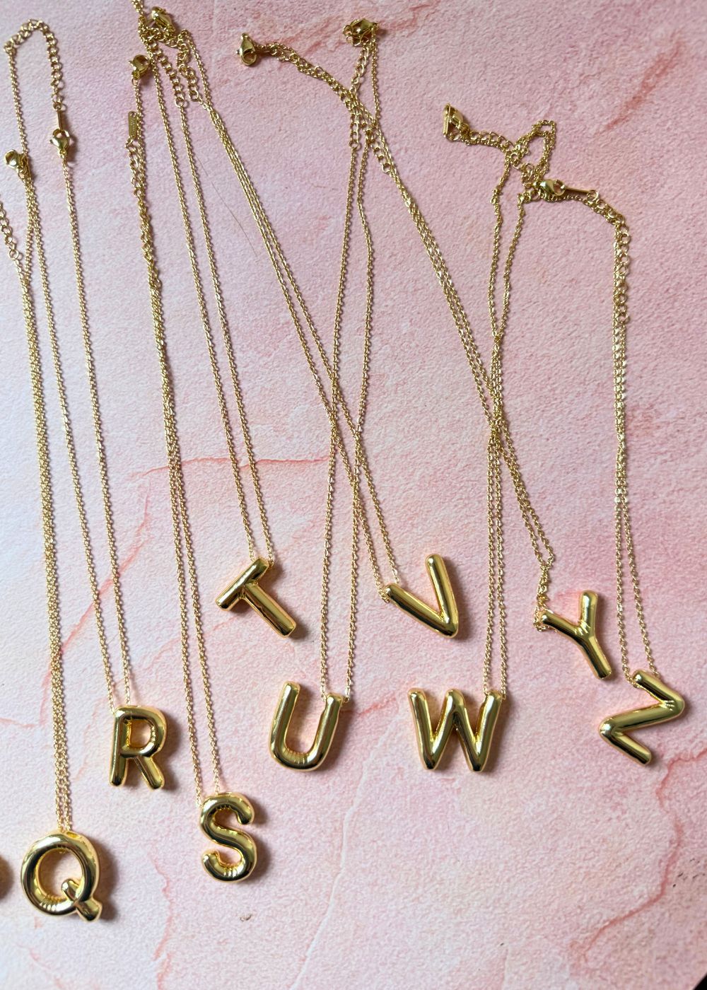 Hypoallergic Initial Necklaces