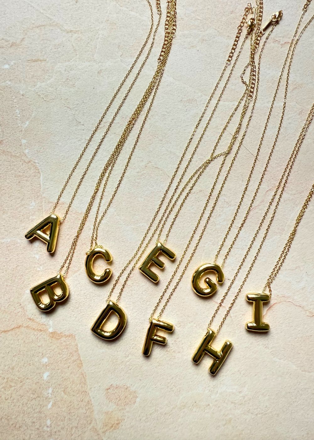 Initial Necklaces handmade in India