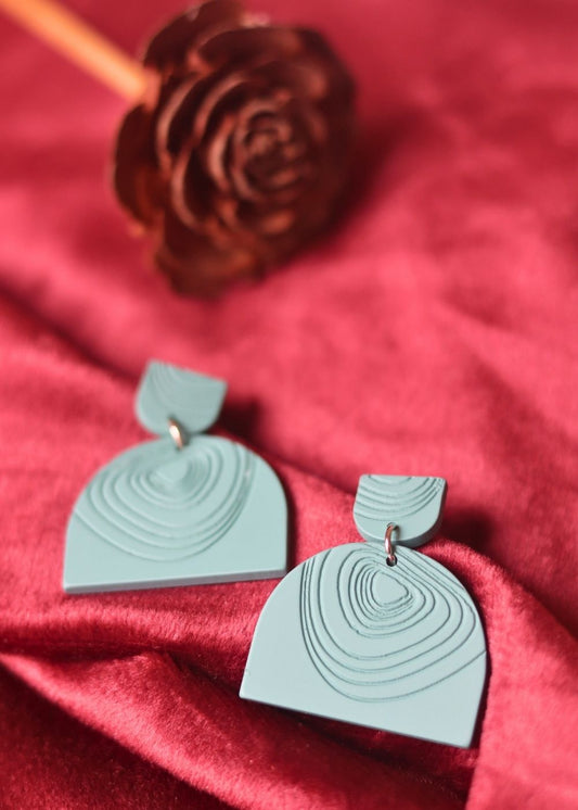 handmade Serene Teal Earrings