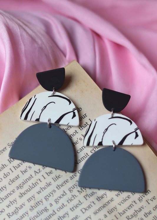 handmade Classic Noir Earrings