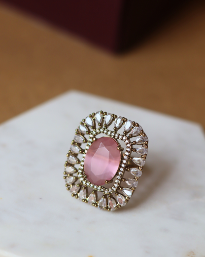 Pink Aurora Ring