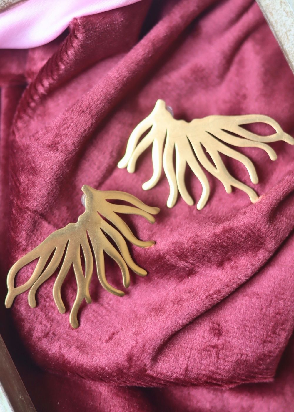 Gold Statement EarCuffs handmade in India