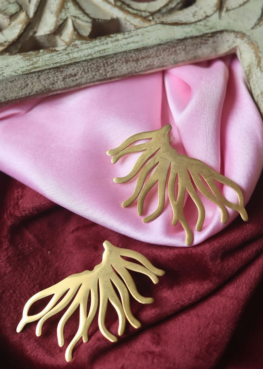 Anti tarnish Gold Statement EarCuffs