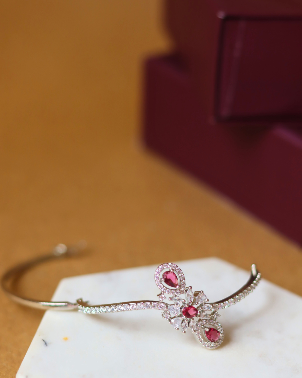 Ruby Elegance Bracelet