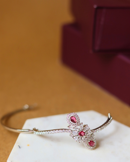 Ruby Elegance Bracelet
