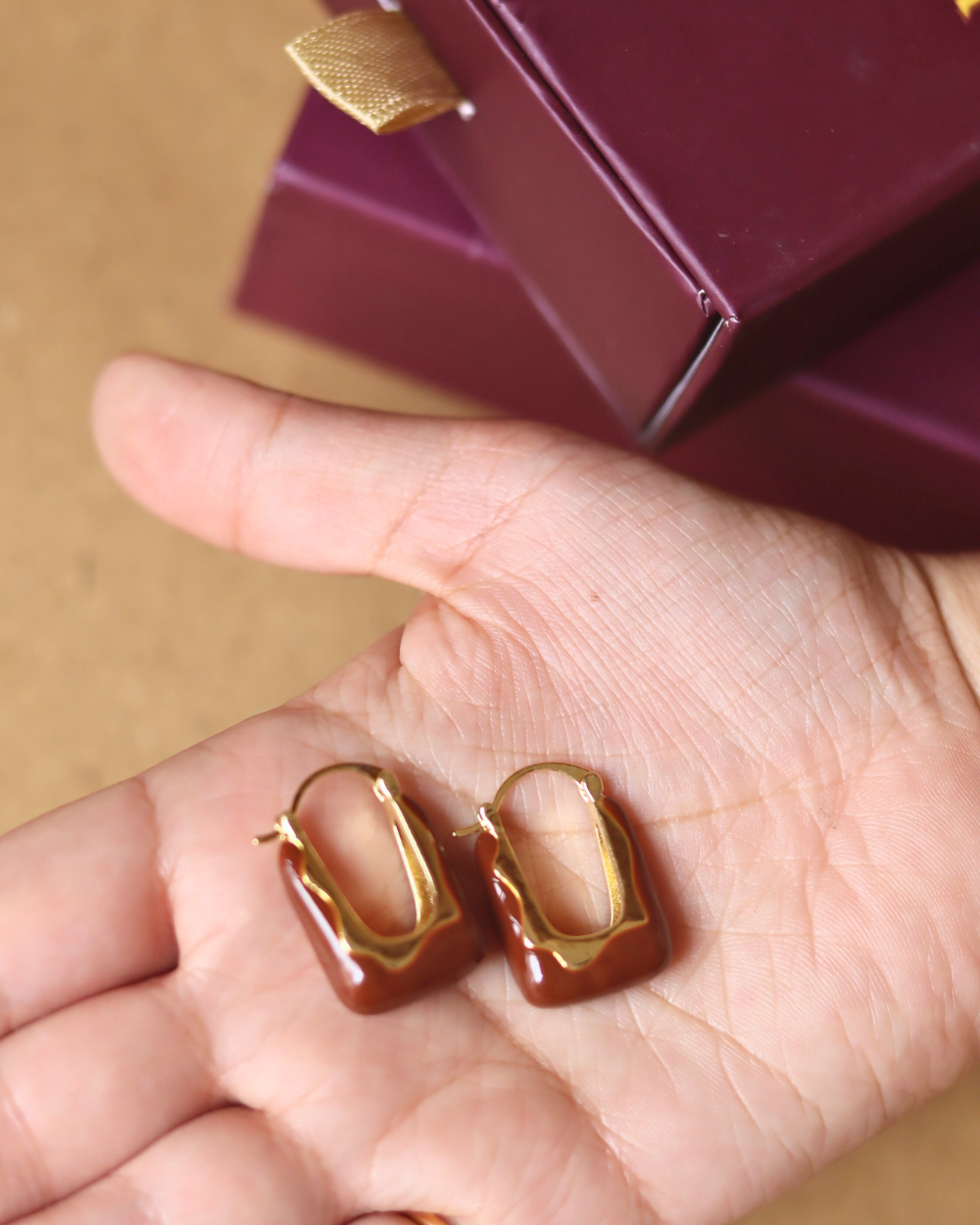 Choco Caramel Hoops