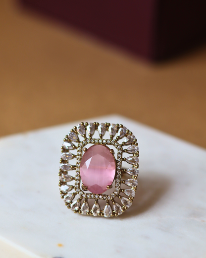 Pink Aurora Ring