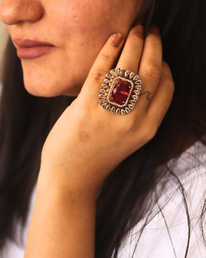 Ruby Aurora Ring