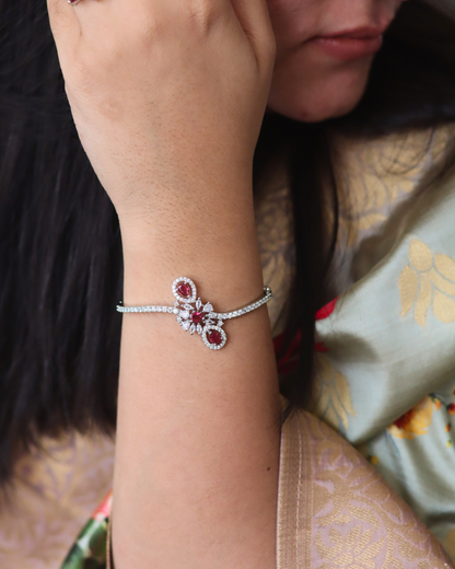 Ruby Elegance Bracelet