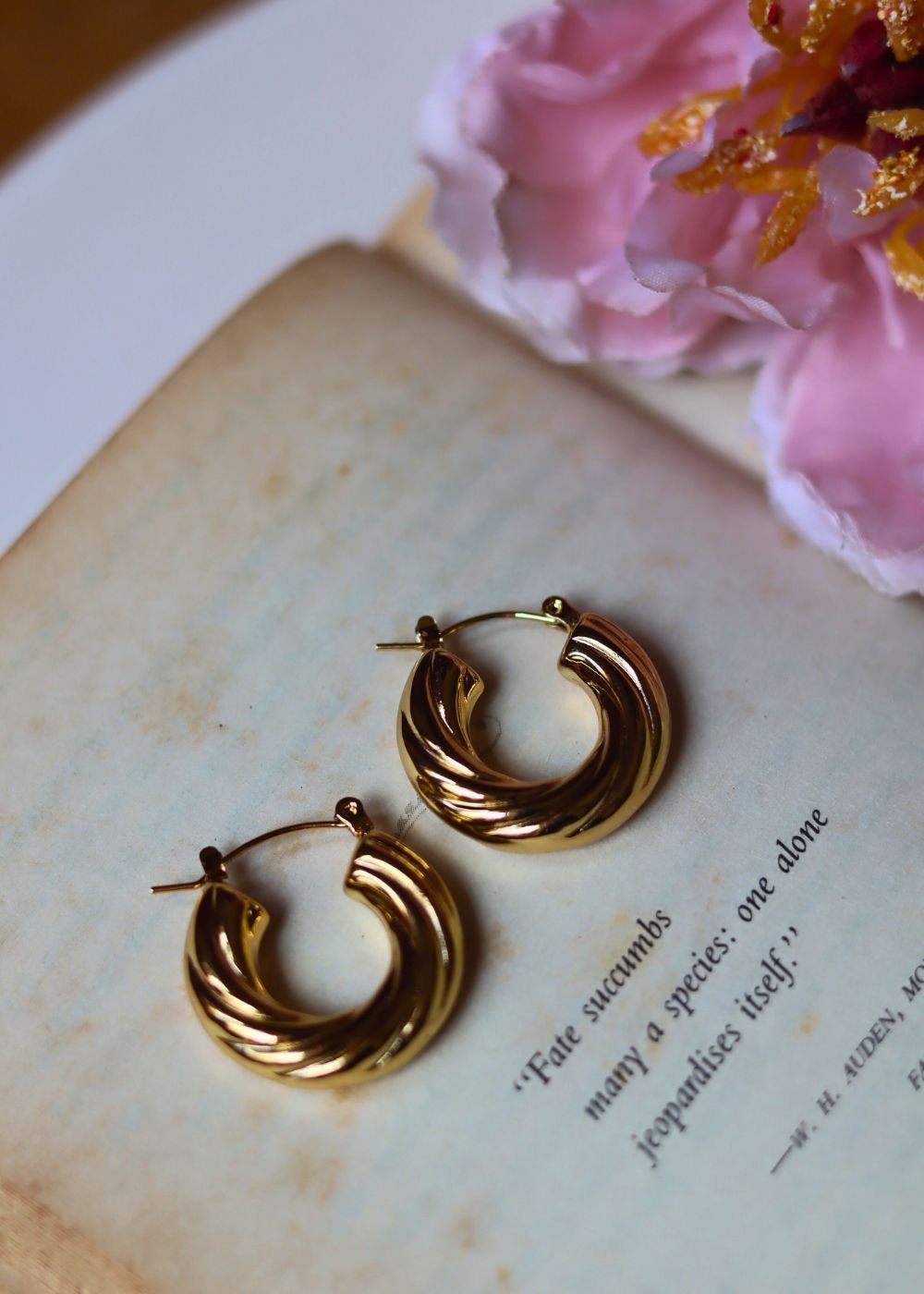 Waterproof Aurelia Hoops