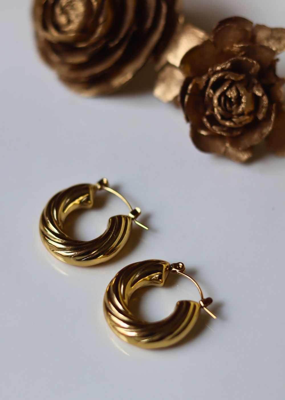 Aurelia Hoops handmade in india