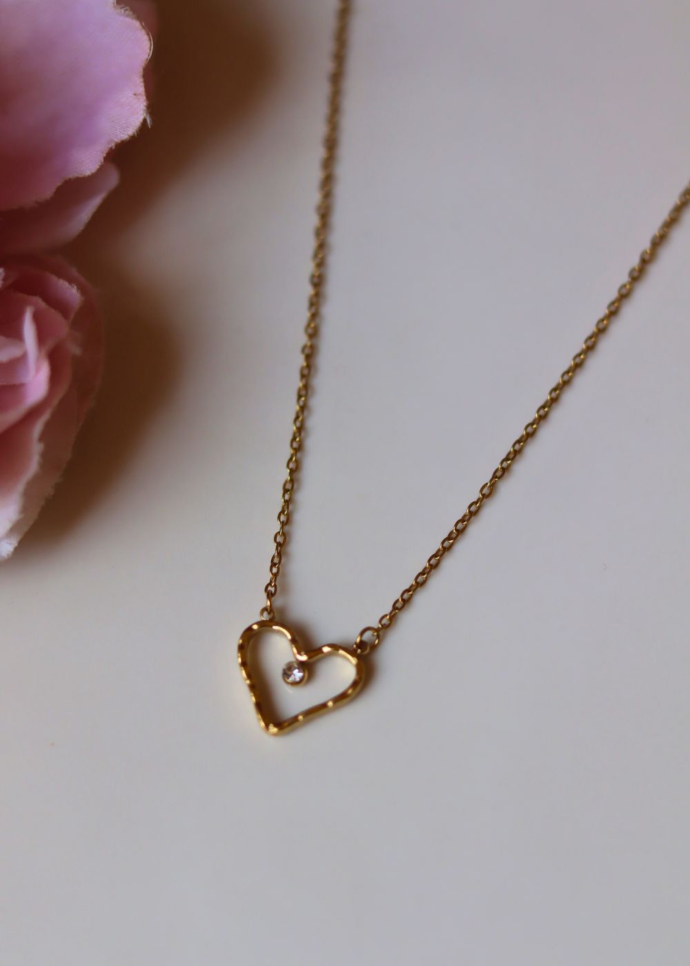 Waterproof Heartstone Necklace