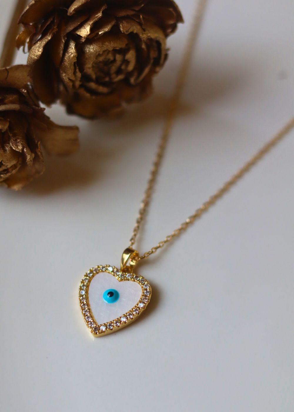 Anti tarnish Nazar na lage necklace