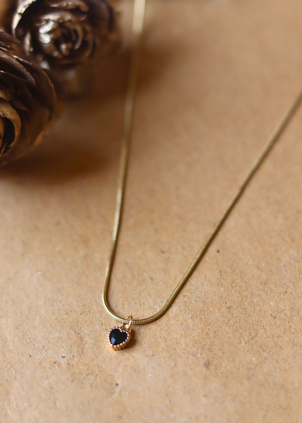 Black heart Necklace with premium quality material