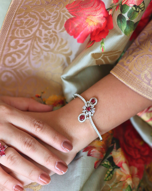 Ruby Elegance Bracelet