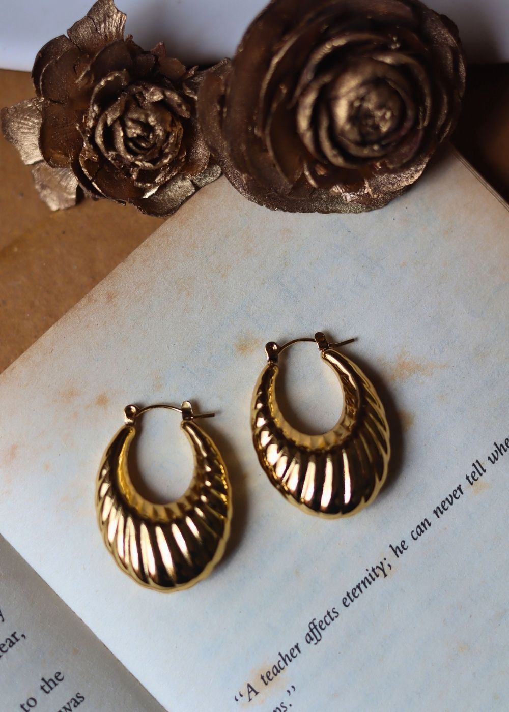 Waterproof Shell Drop Hoops