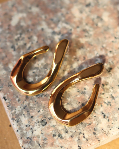 Golden Arcs Earrings