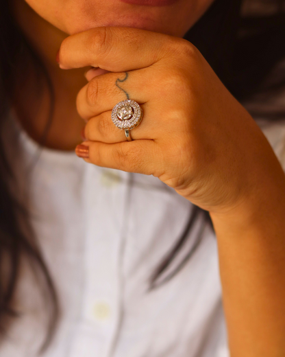 Timeless Halo Ring