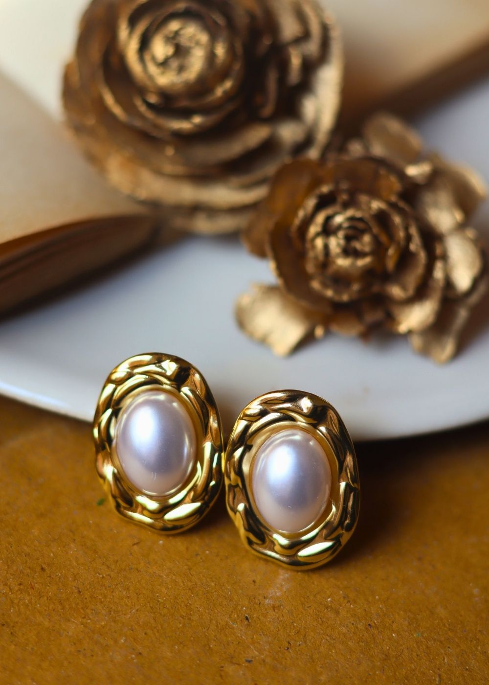 Waterproof Statement Pearl Earring