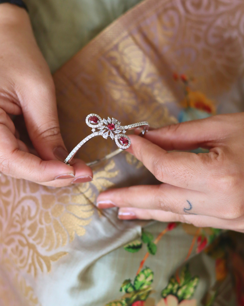 Ruby Elegance Bracelet