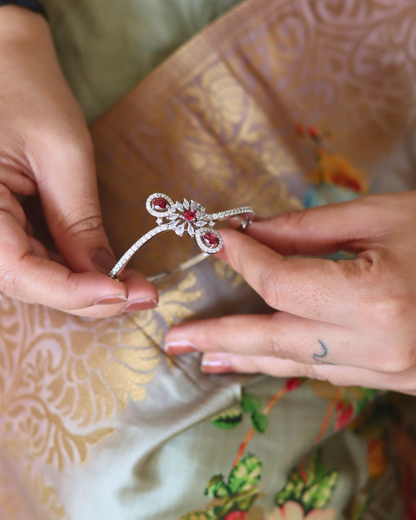 Ruby Elegance Bracelet