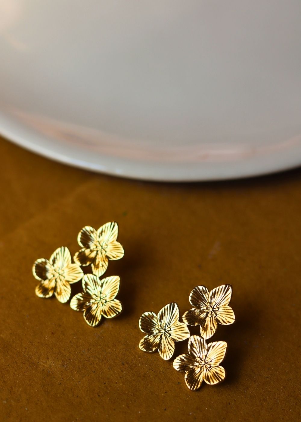 Hypoallergic Floral Cluster Earrings