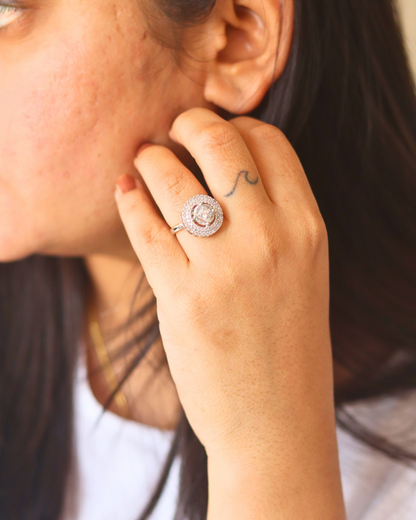 Timeless Halo Ring