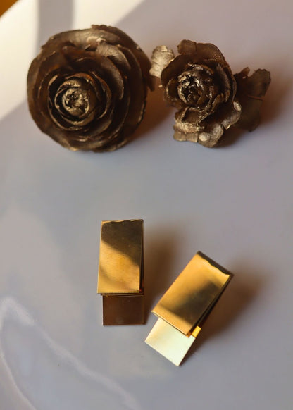 Waterproof Rectangle Statement Earrings