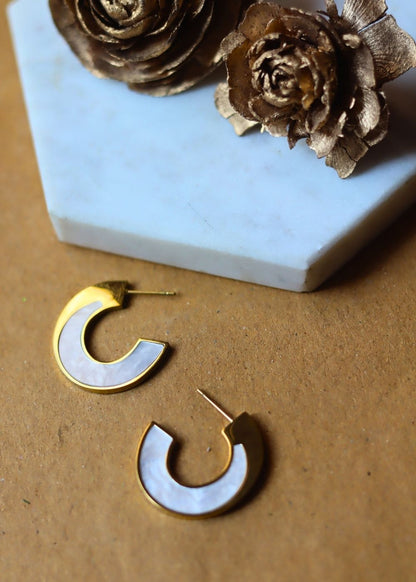 Hypoallergic Curvy Resin Earrings